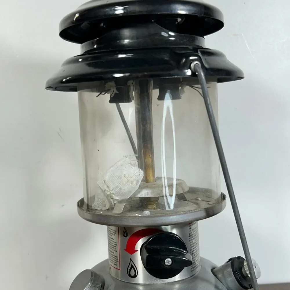 Coleman Dual Fuel Two Mantle Lantern USA Made Dated 9 / 1997